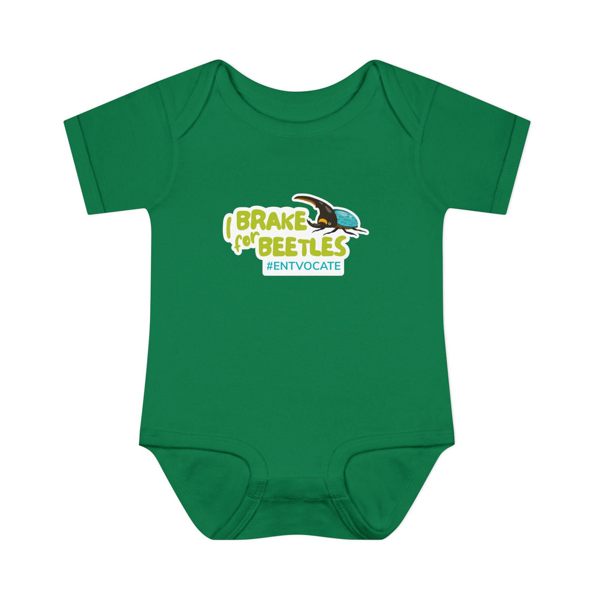 "I Brake for Beetles" Baby Onesie