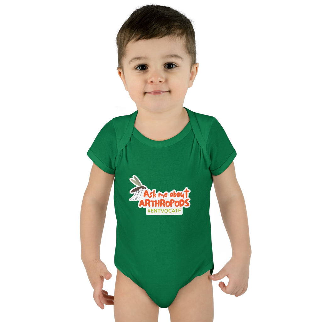 Ask Me about Arthropods Baby Onesie