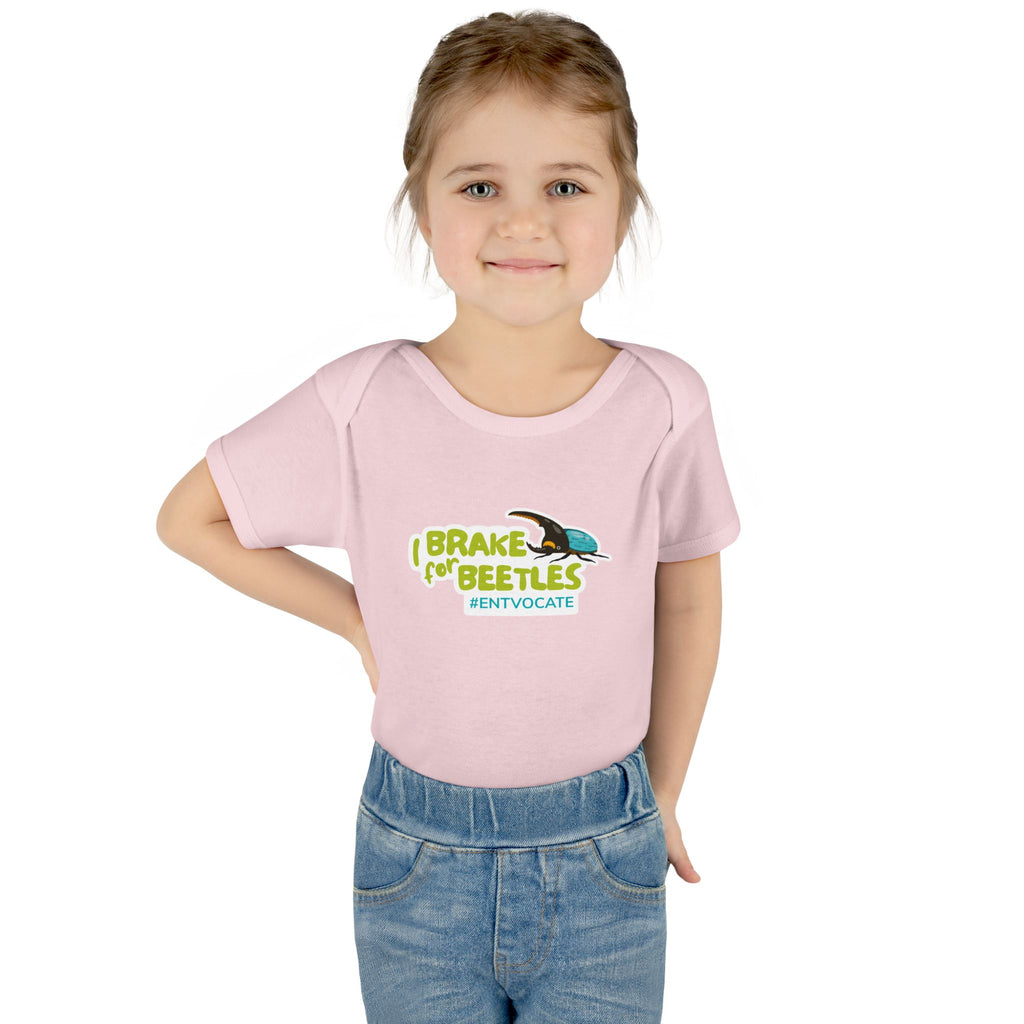 "I Brake for Beetles" Baby Onesie