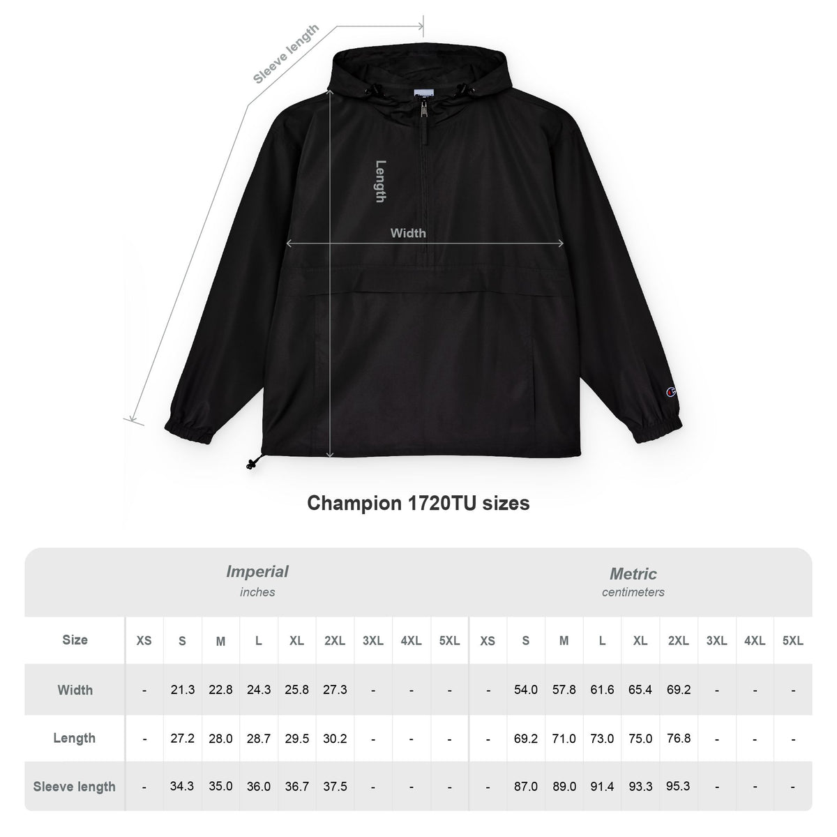 ESA Packable Anorak Jacket (Gender-Neutral)