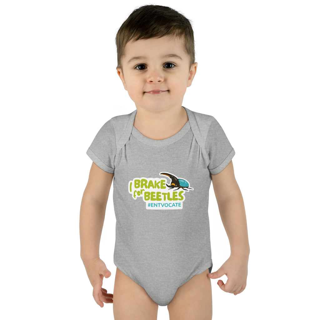 "I Brake for Beetles" Baby Onesie