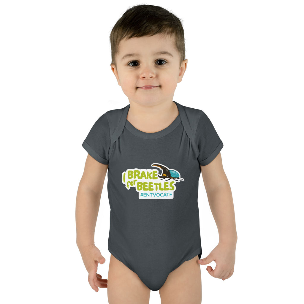 "I Brake for Beetles" Baby Onesie