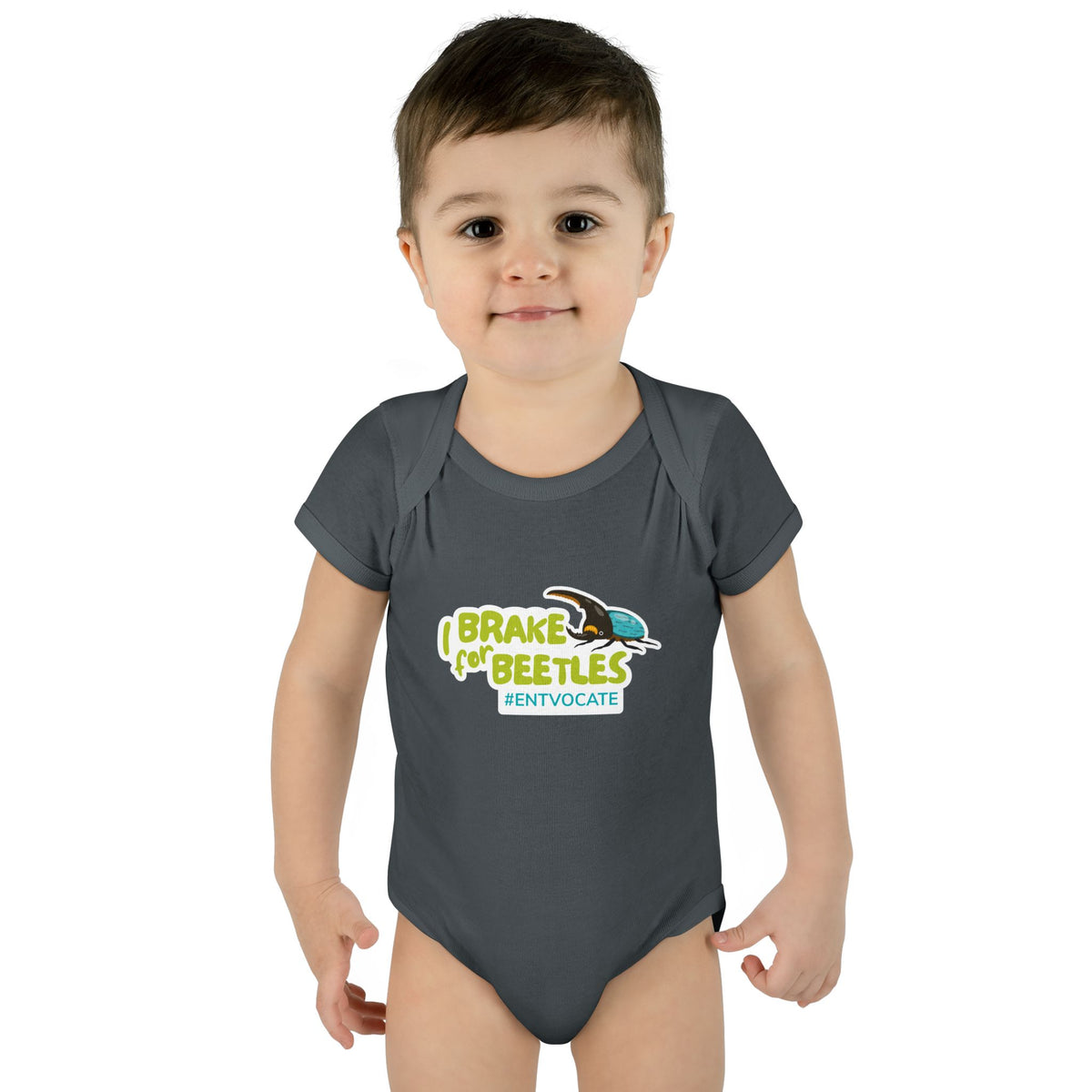 "I Brake for Beetles" Baby Onesie