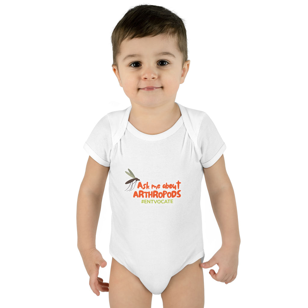 Ask Me about Arthropods Baby Onesie