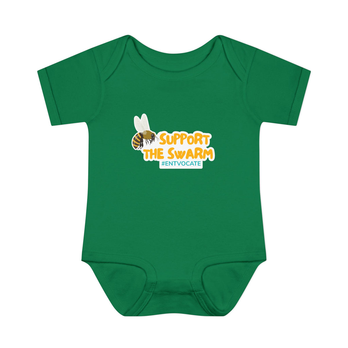 Support the Swarm Baby Onesie