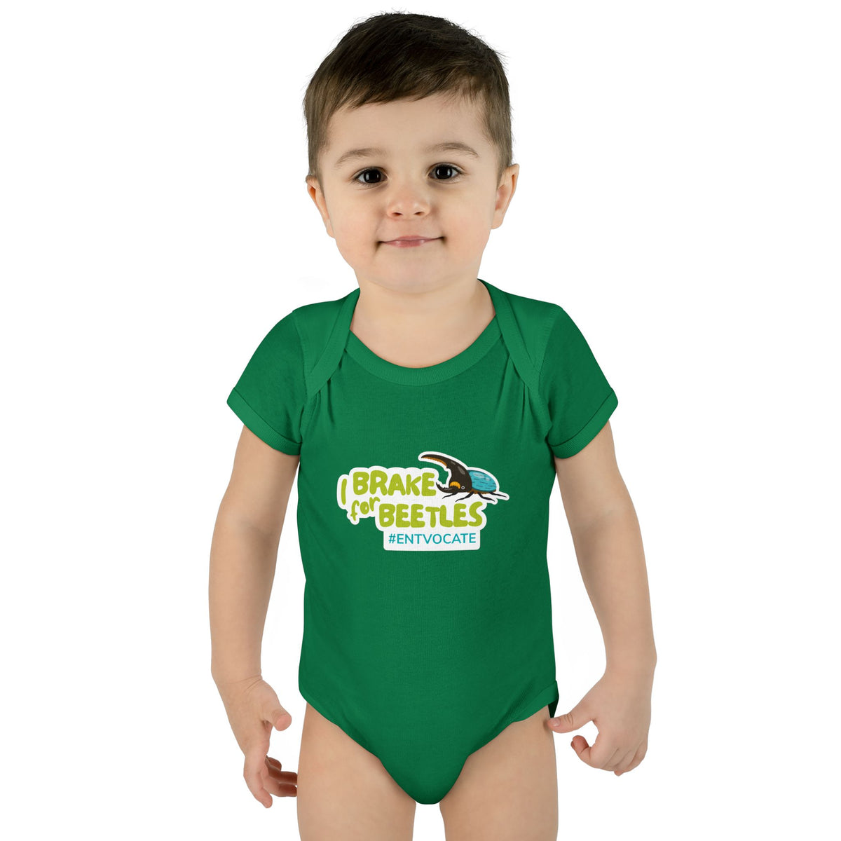 "I Brake for Beetles" Baby Onesie