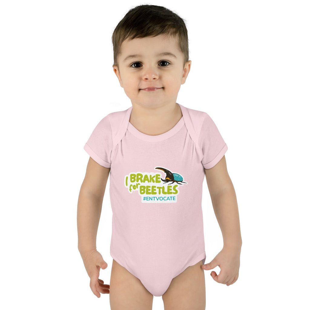 "I Brake for Beetles" Baby Onesie