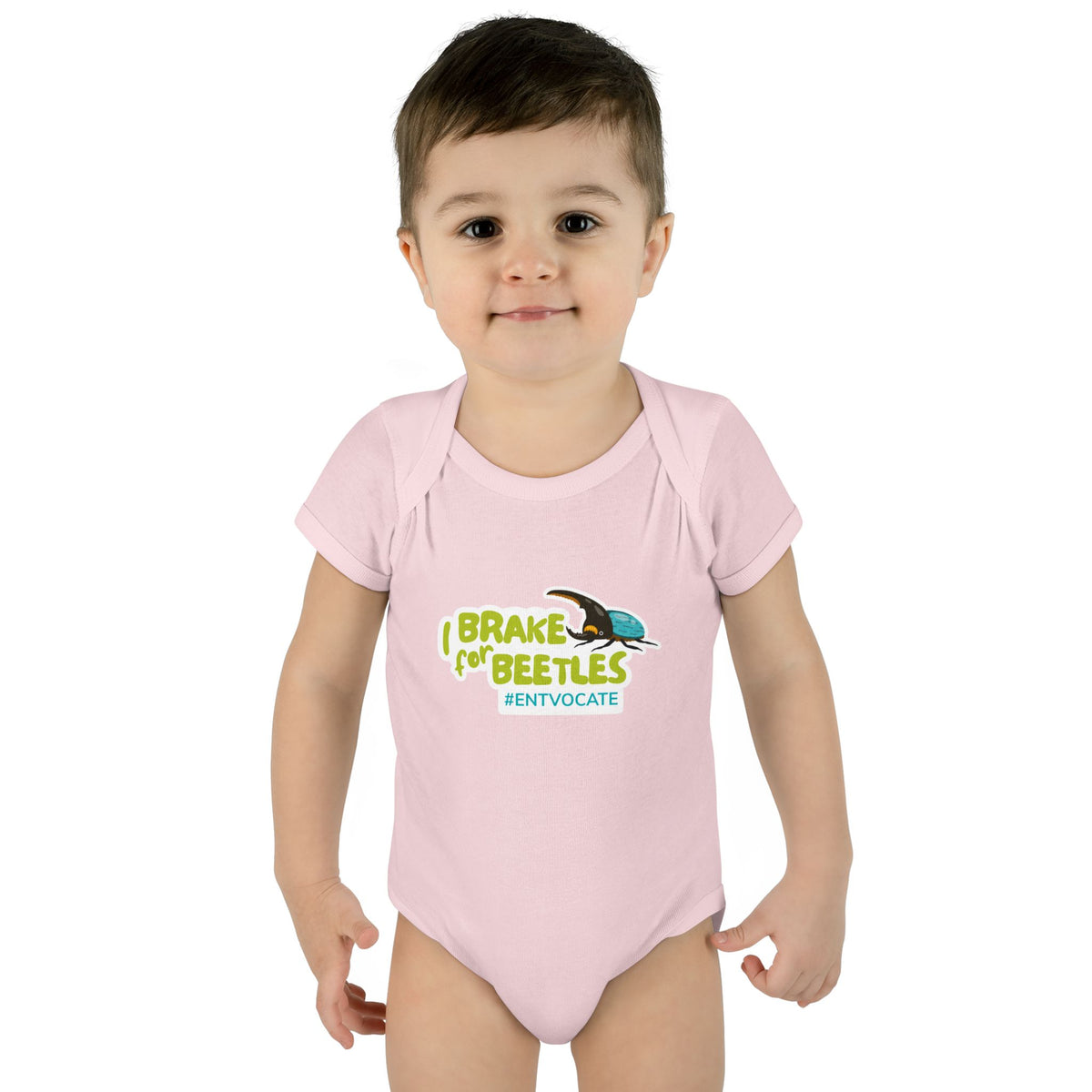 "I Brake for Beetles" Baby Onesie