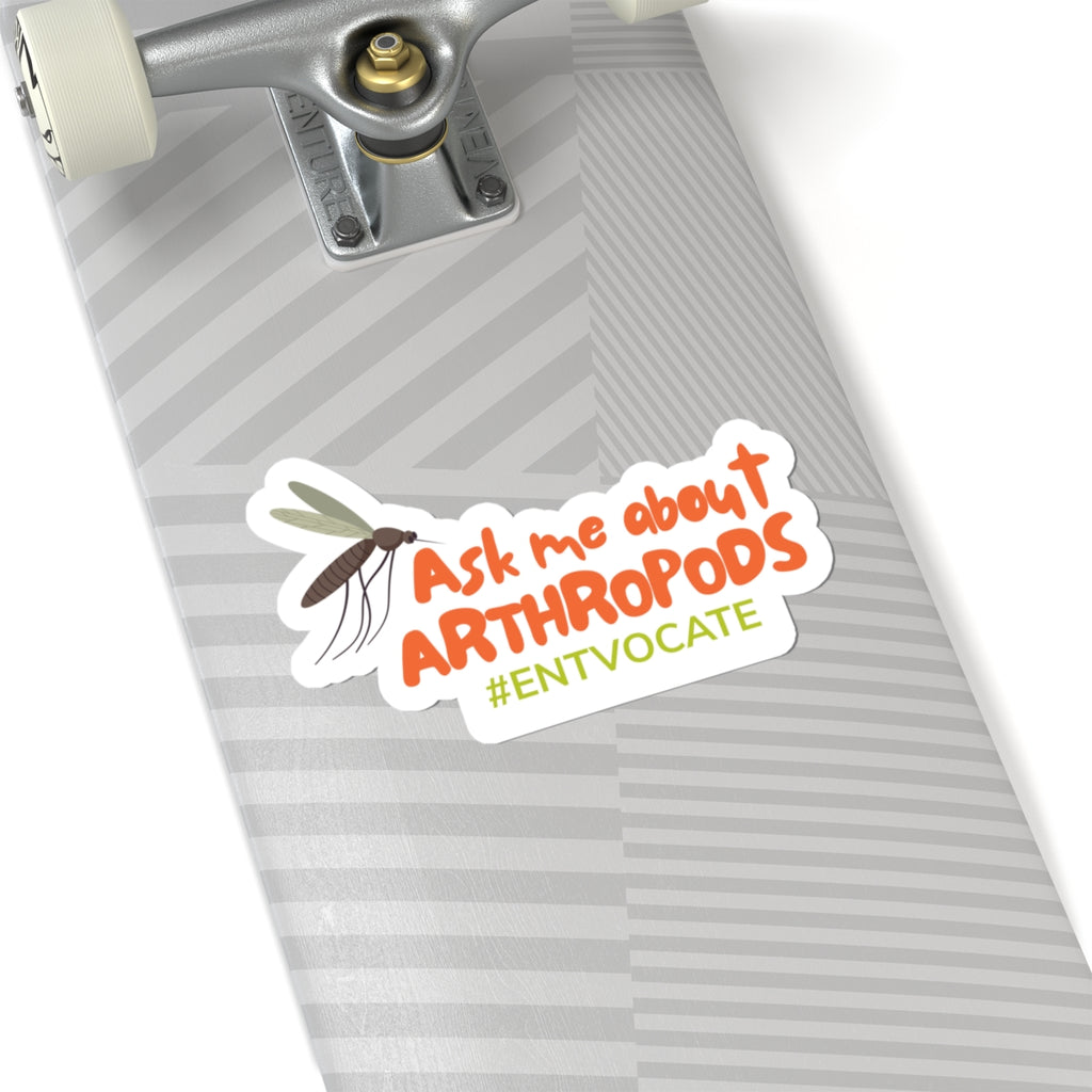 Ask Me About Arthopods Sticker