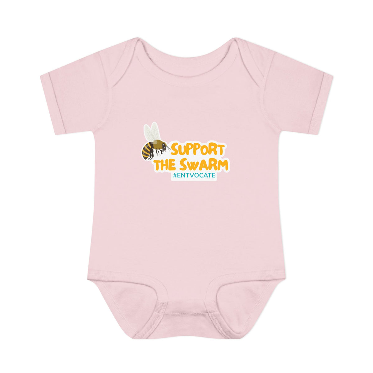 Support the Swarm Baby Onesie