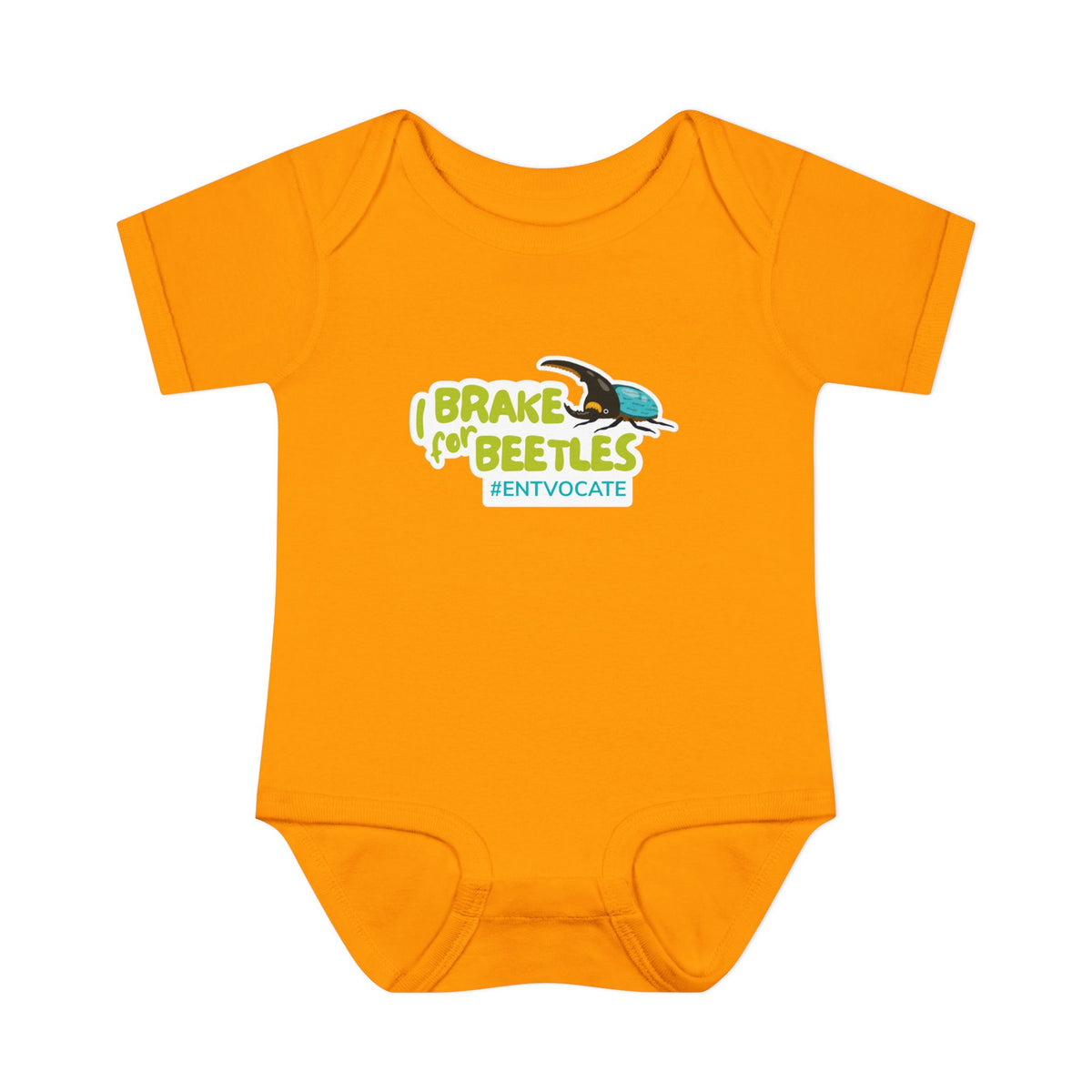 "I Brake for Beetles" Baby Onesie