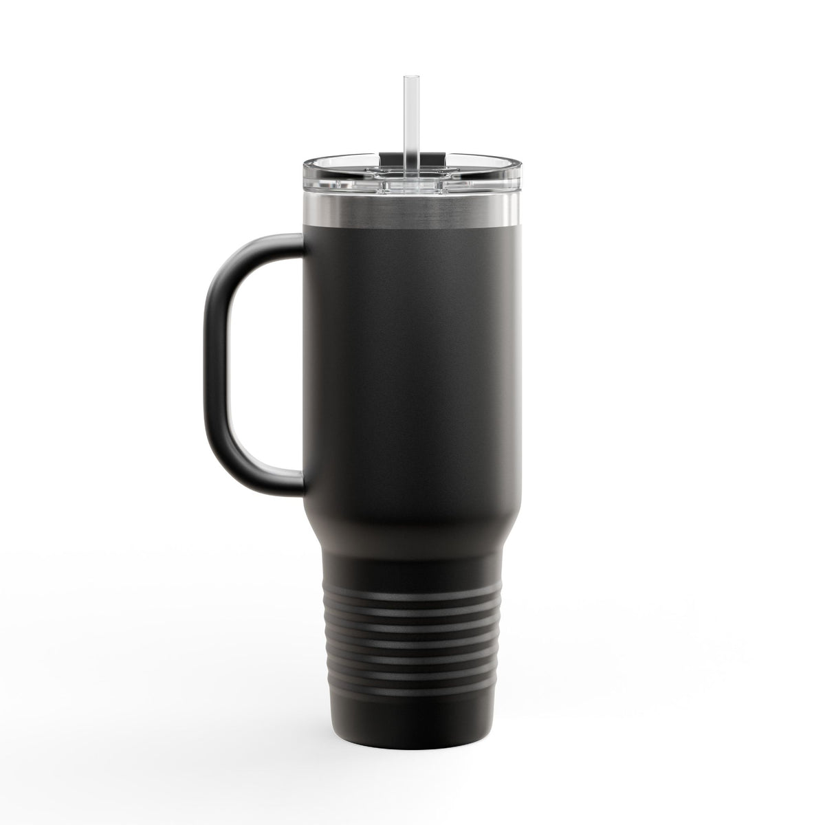 40oz Insulated Travel Mug with Lid & Straw — Entomological Society Logo