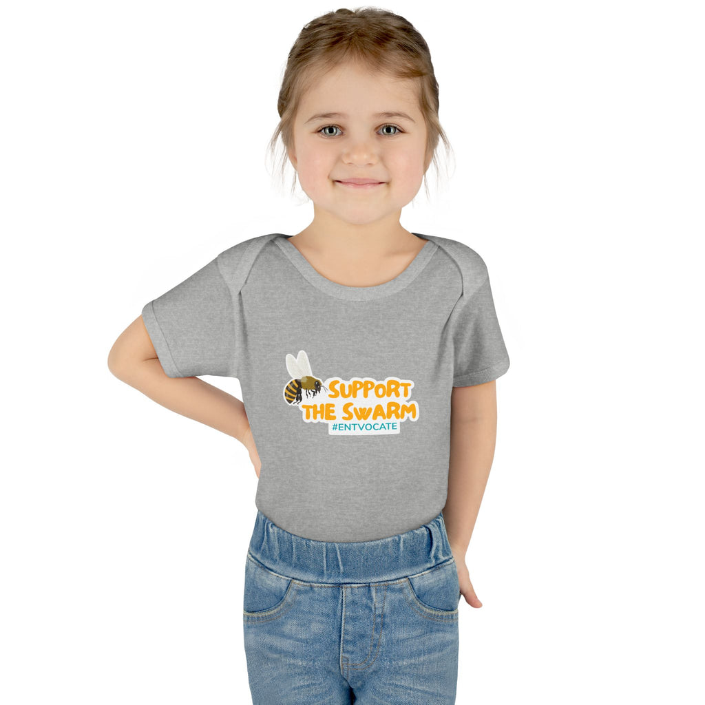 Support the Swarm Baby Onesie