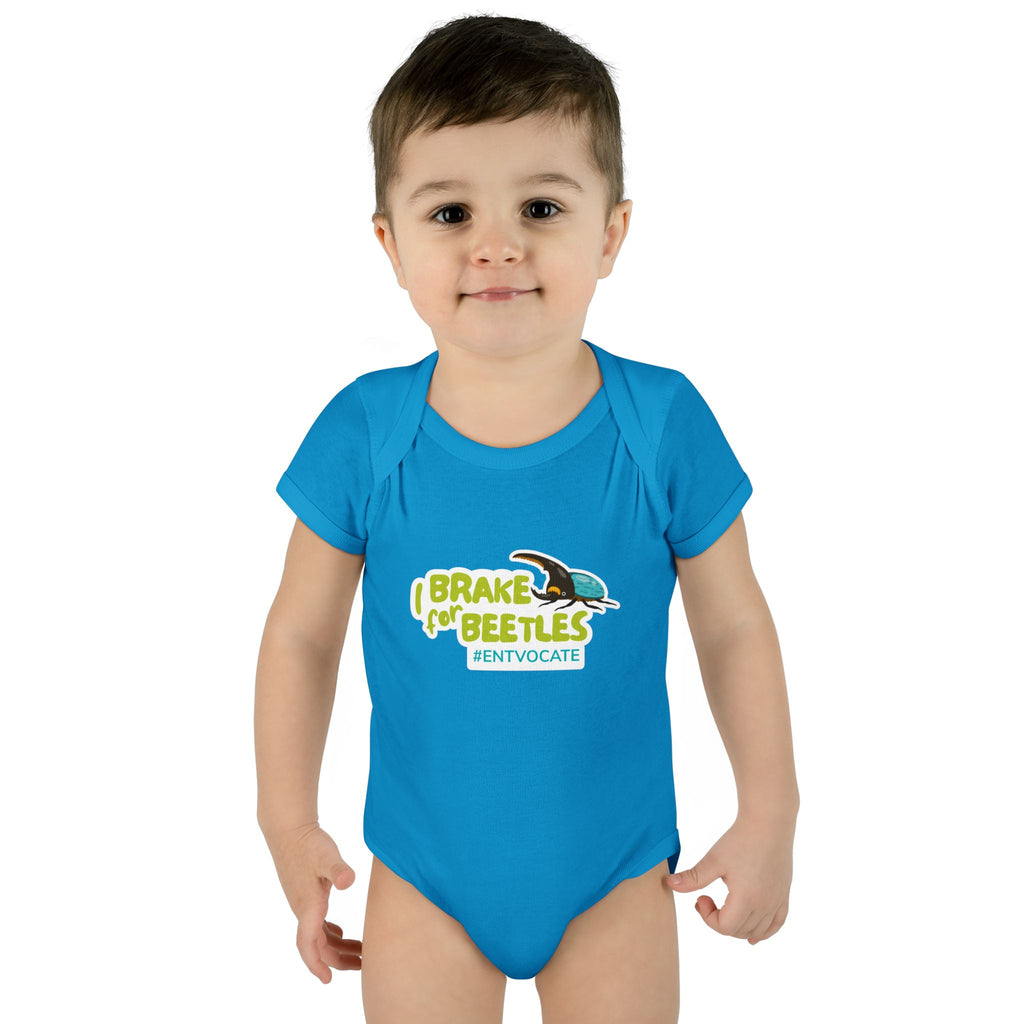 "I Brake for Beetles" Baby Onesie