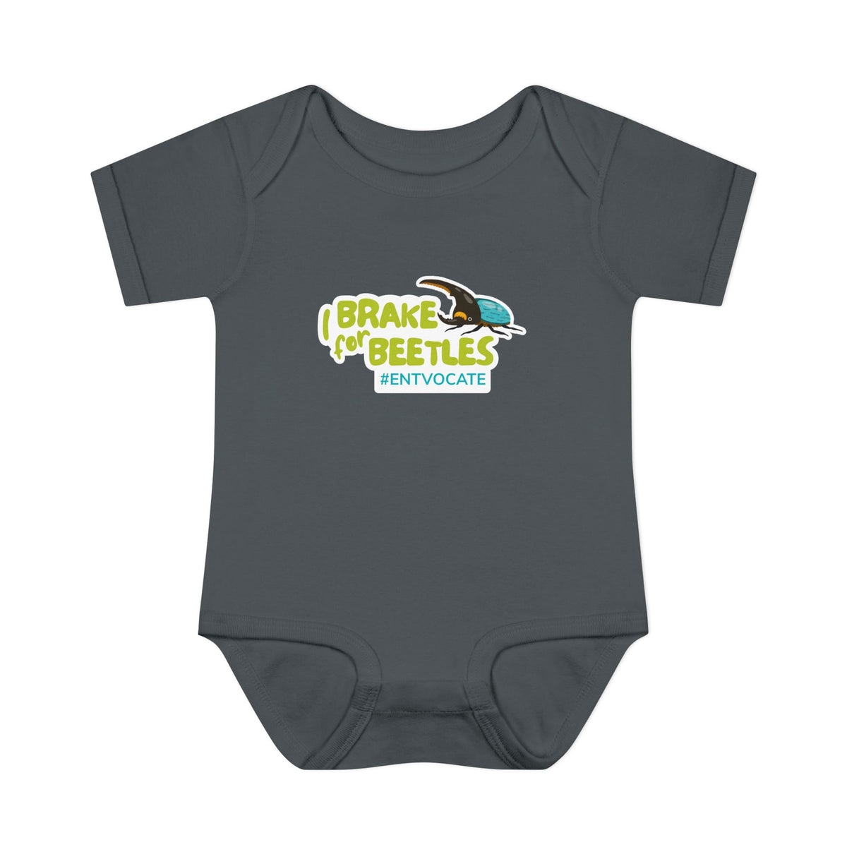 "I Brake for Beetles" Baby Onesie