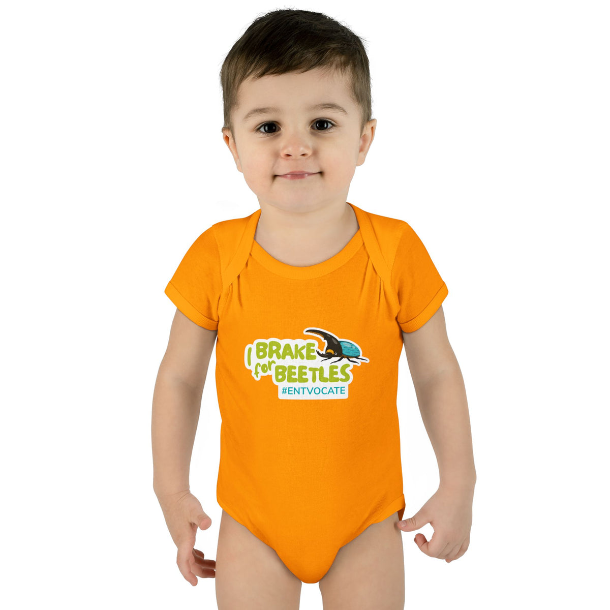 "I Brake for Beetles" Baby Onesie
