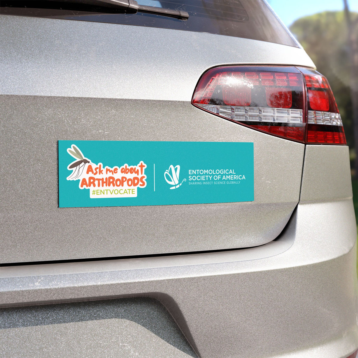 Ask Me About Arthropods Car Magnet — EntVocate Entomology Advocacy