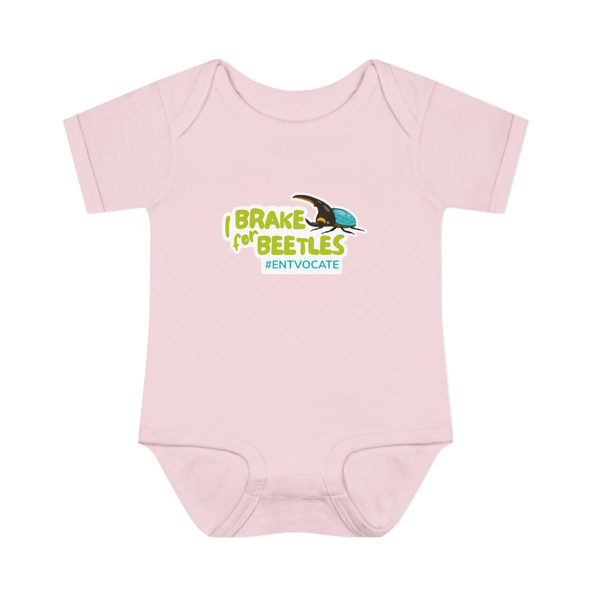 "I Brake for Beetles" Baby Onesie