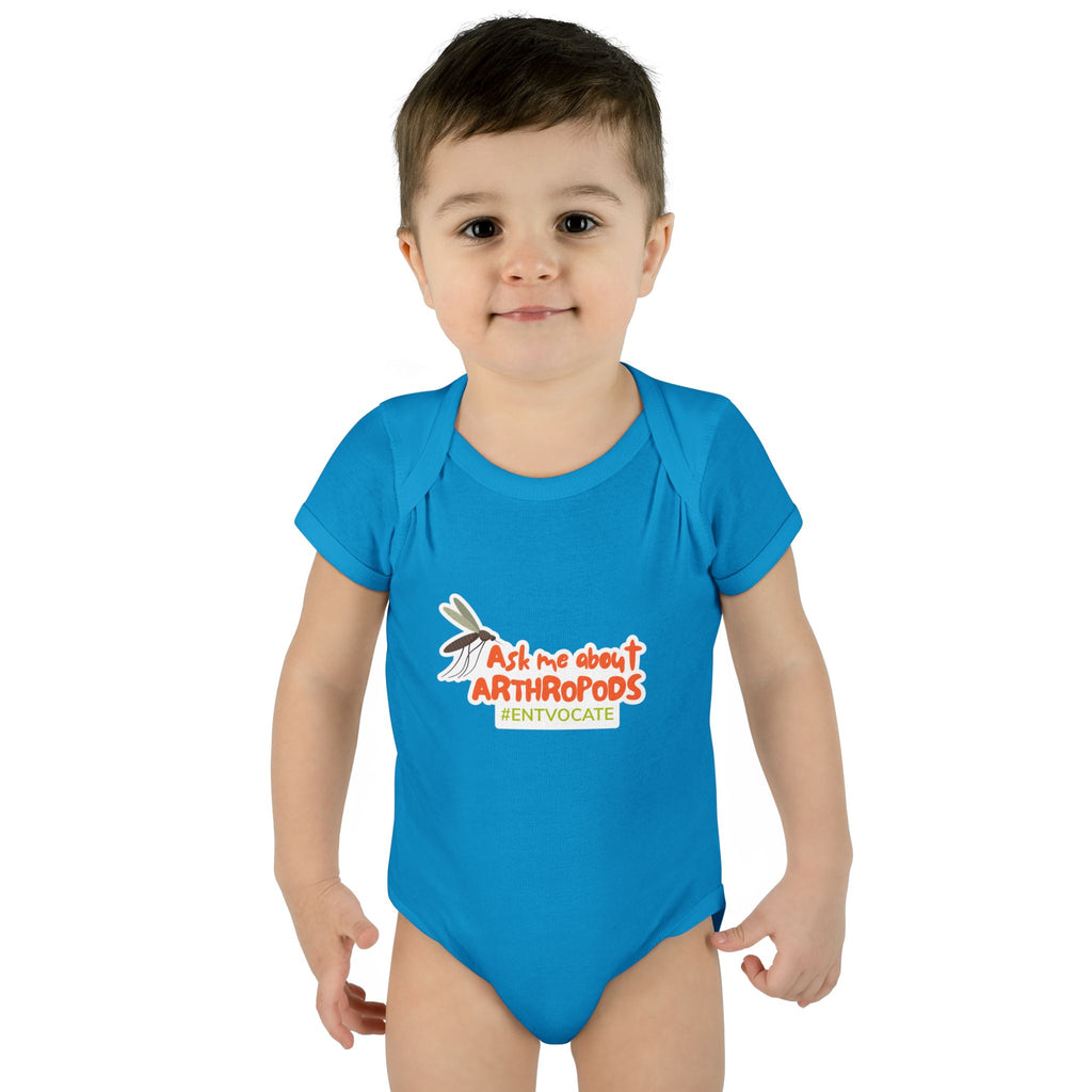 Ask Me about Arthropods Baby Onesie