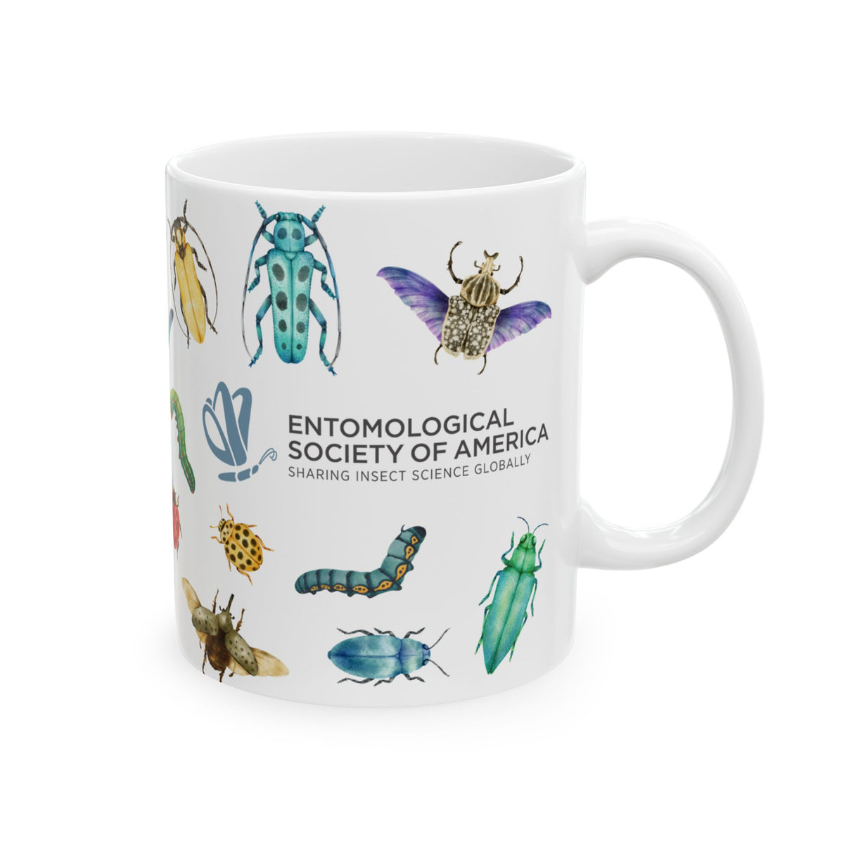 Watercolor Insect Mug