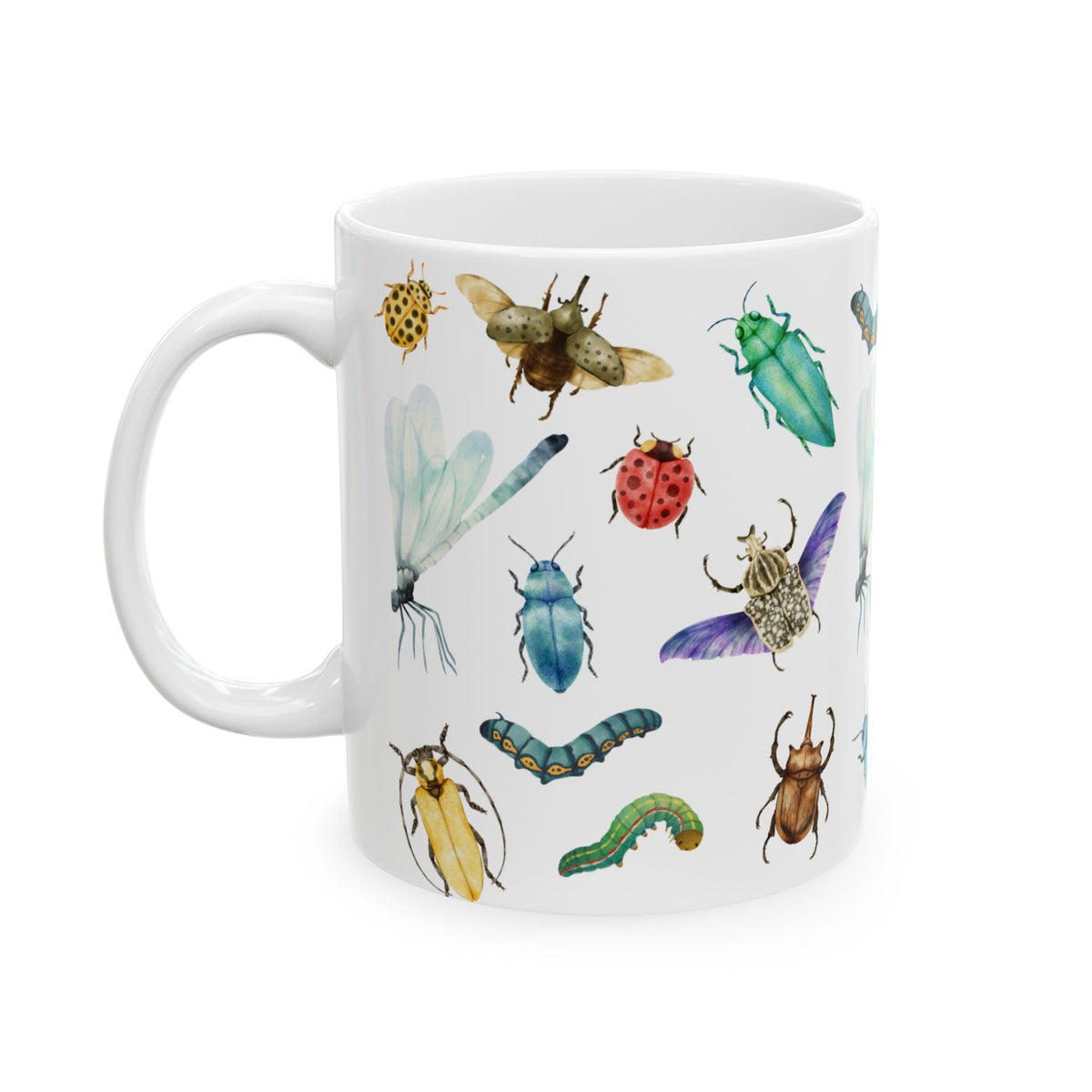 Watercolor Insect Mug