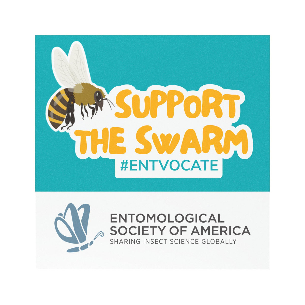 Support the Swarm Car Magnet — #EntVocate Magnet