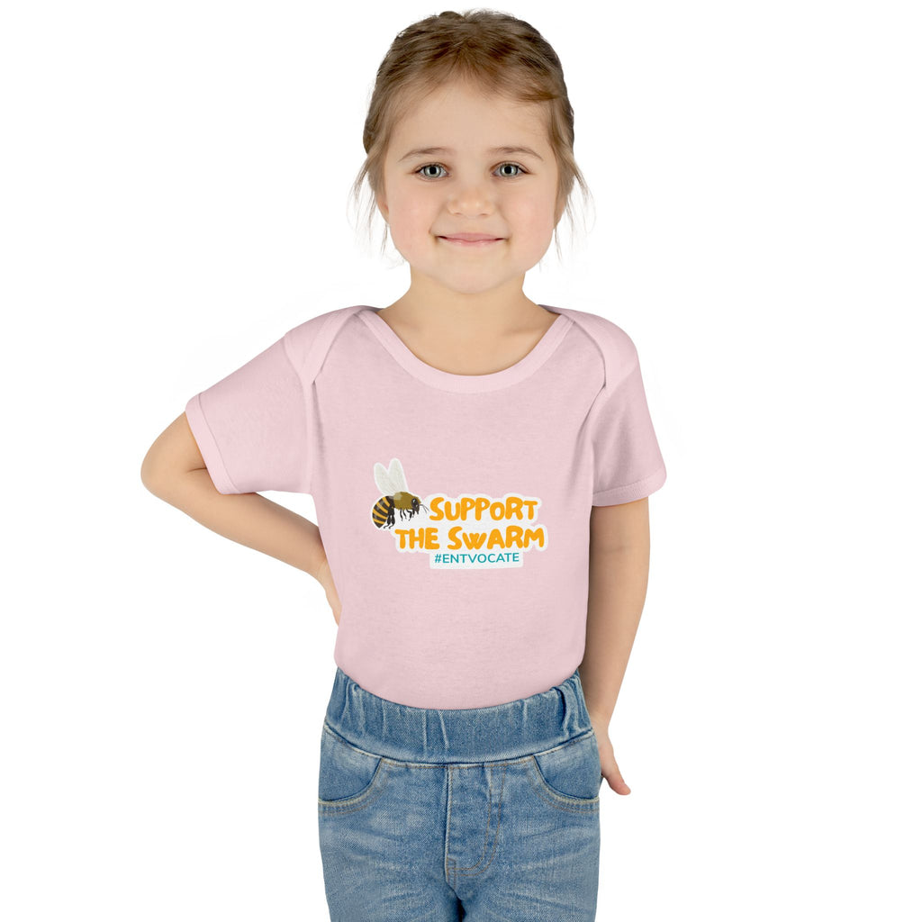 Support the Swarm Baby Onesie
