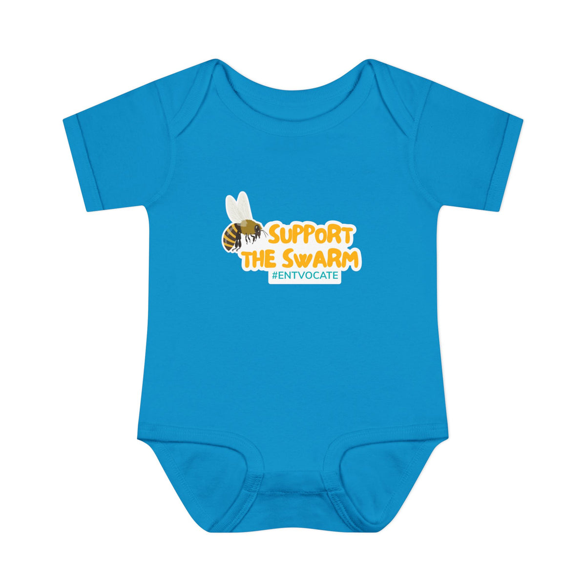 Support the Swarm Baby Onesie