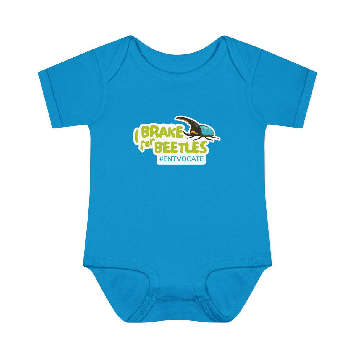 "I Brake for Beetles" Baby Onesie
