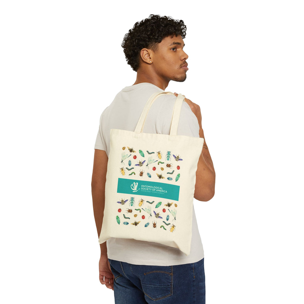Watercolor Insect Tote Bag