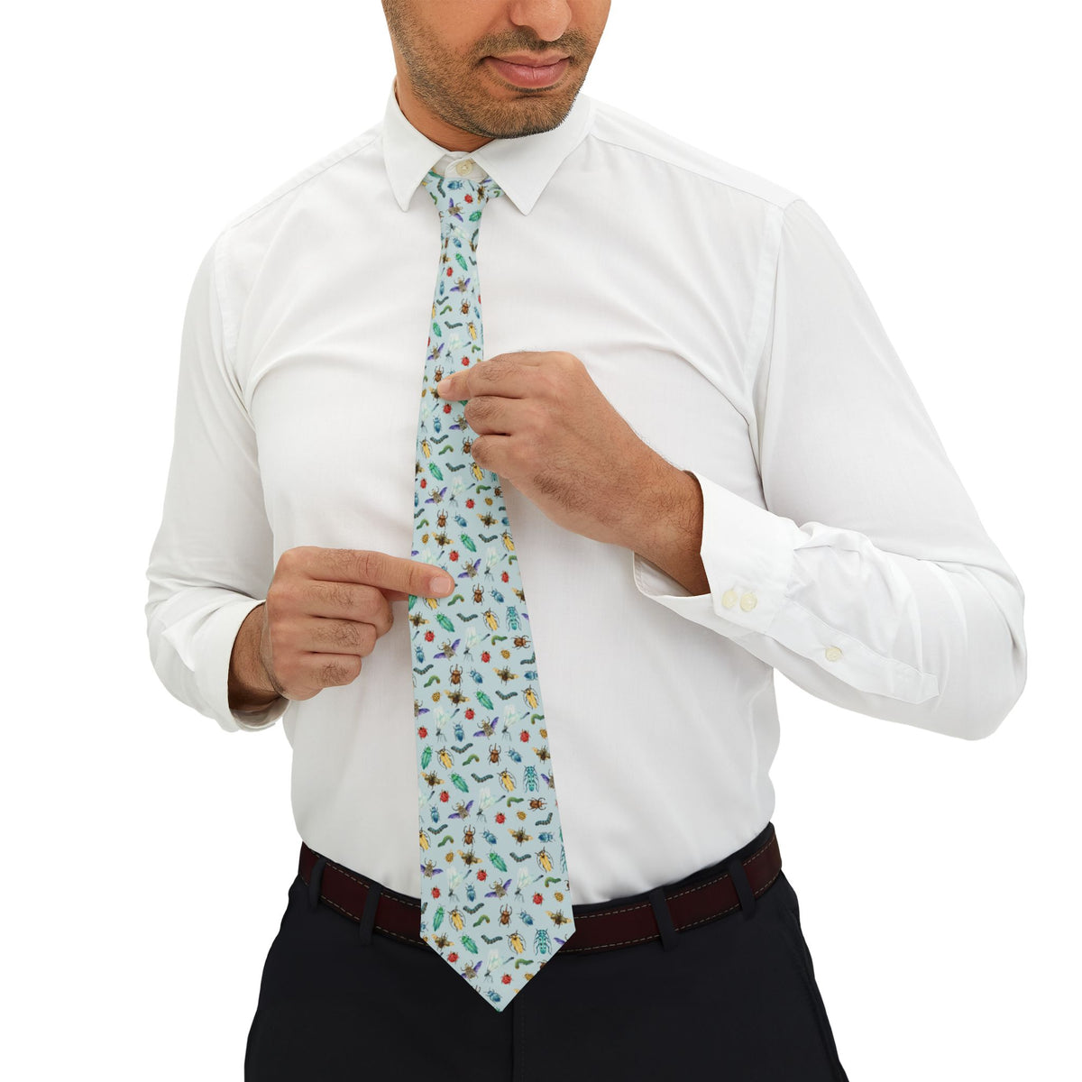 Watercolor Insect Necktie