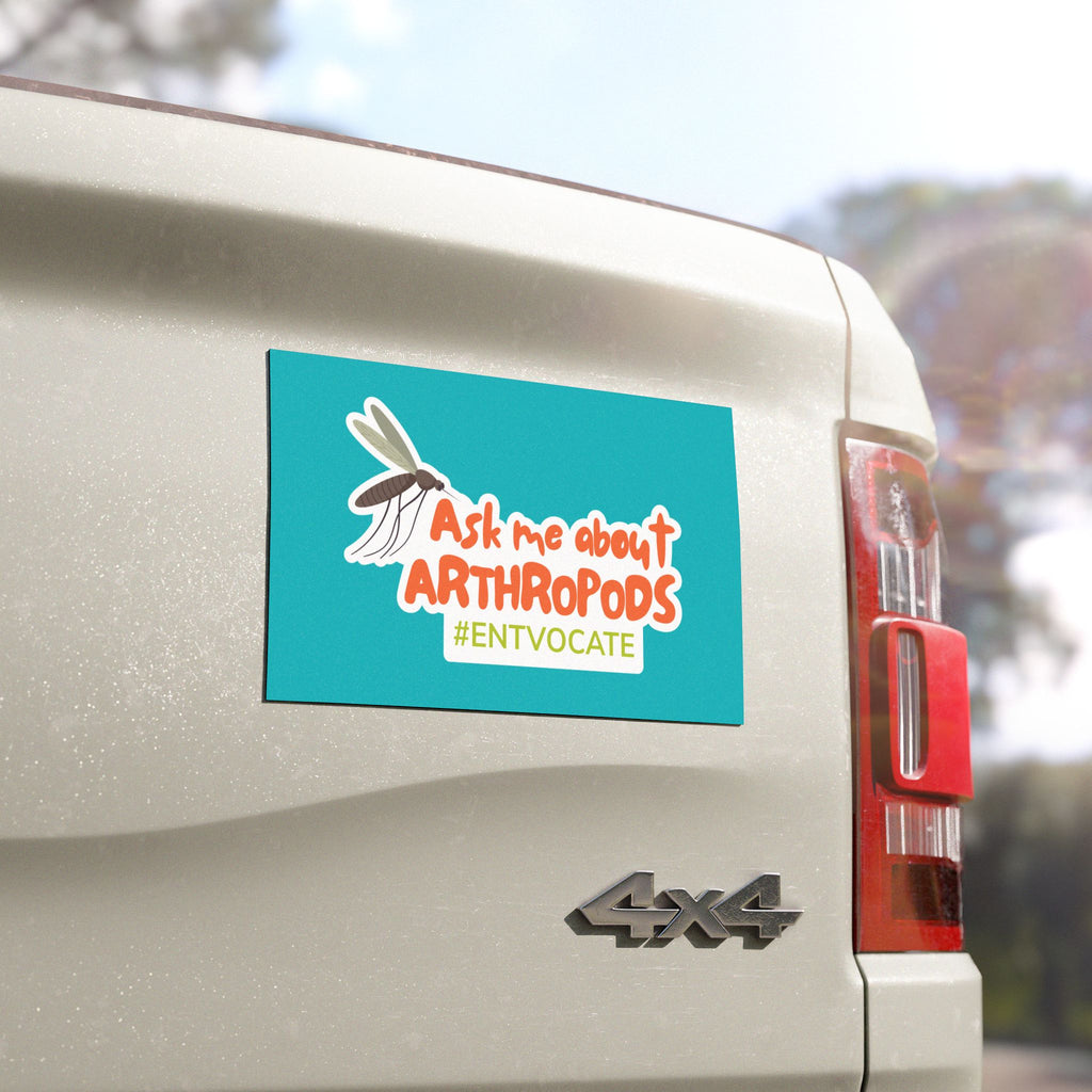 Ask Me About Arthropods Car Magnet — EntVocate Entomology Advocacy