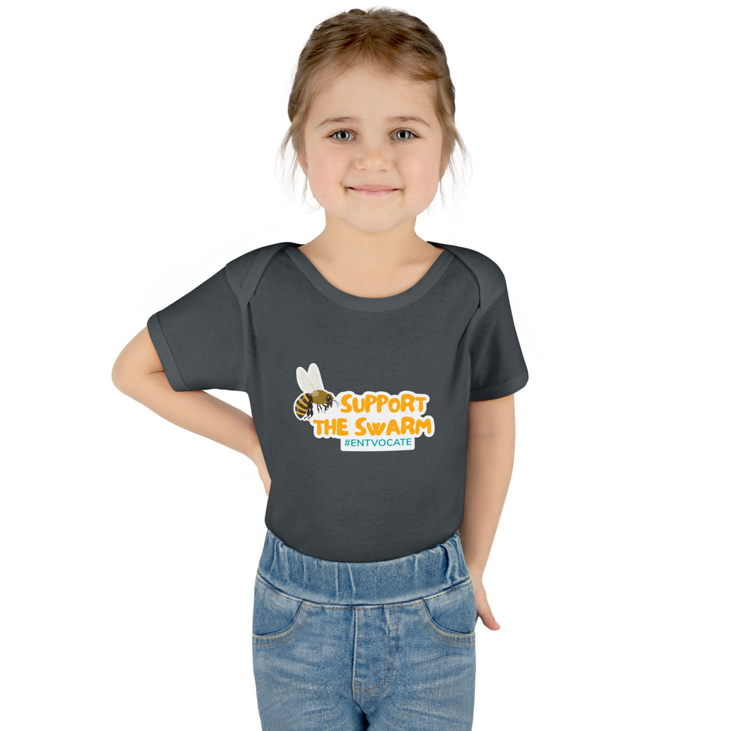 Support the Swarm Baby Onesie