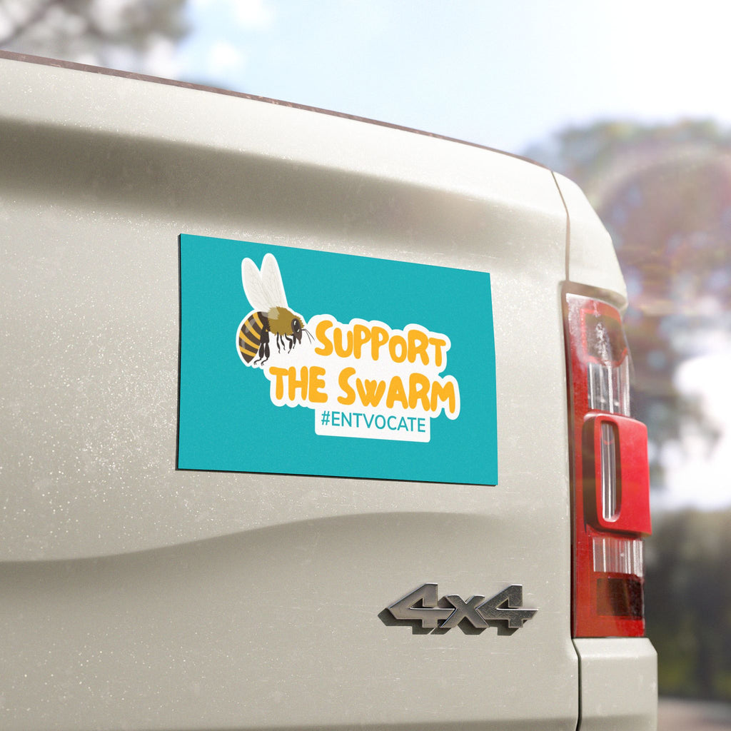 Support the Swarm Car Magnet — #EntVocate Magnet