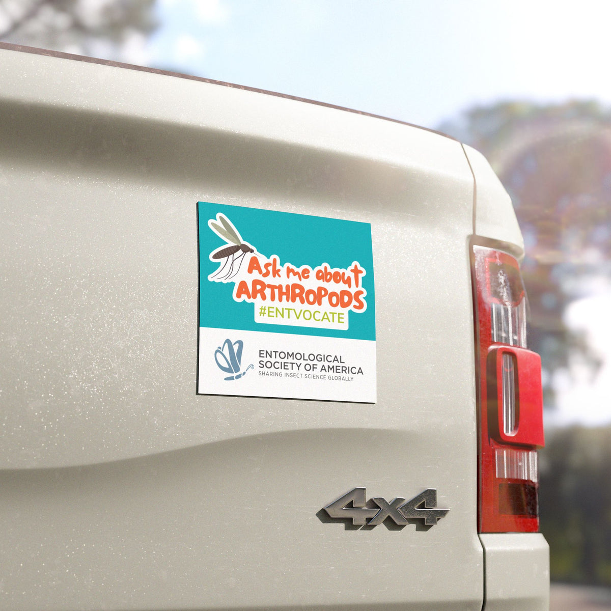 Ask Me About Arthropods Car Magnet — EntVocate Entomology Advocacy