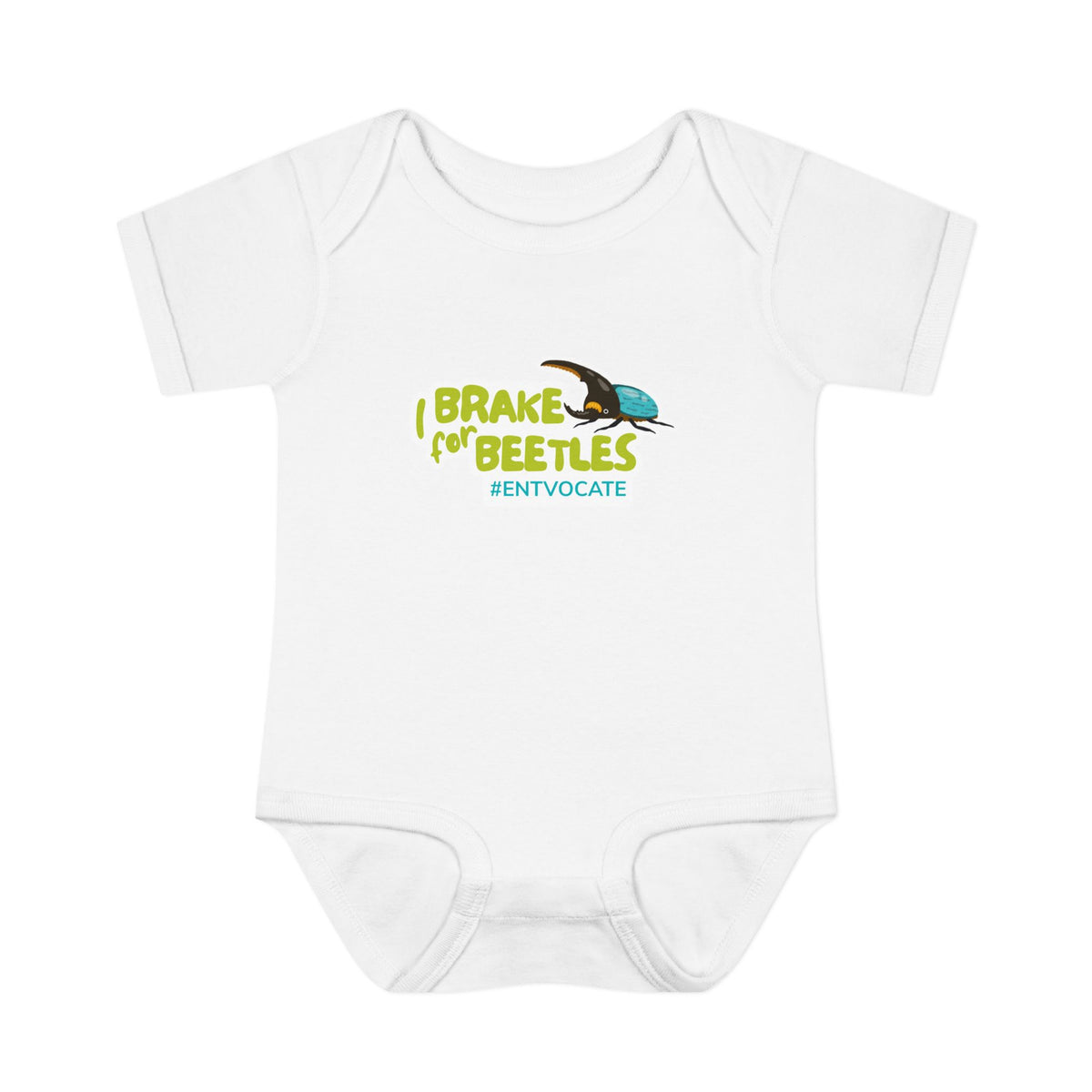 "I Brake for Beetles" Baby Onesie