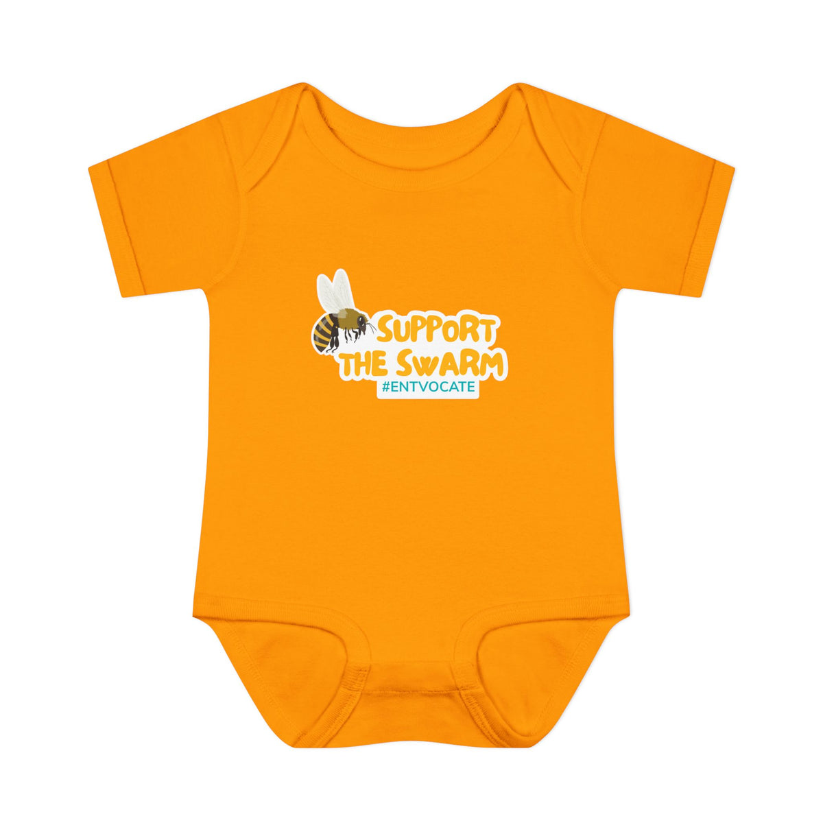 Support the Swarm Baby Onesie