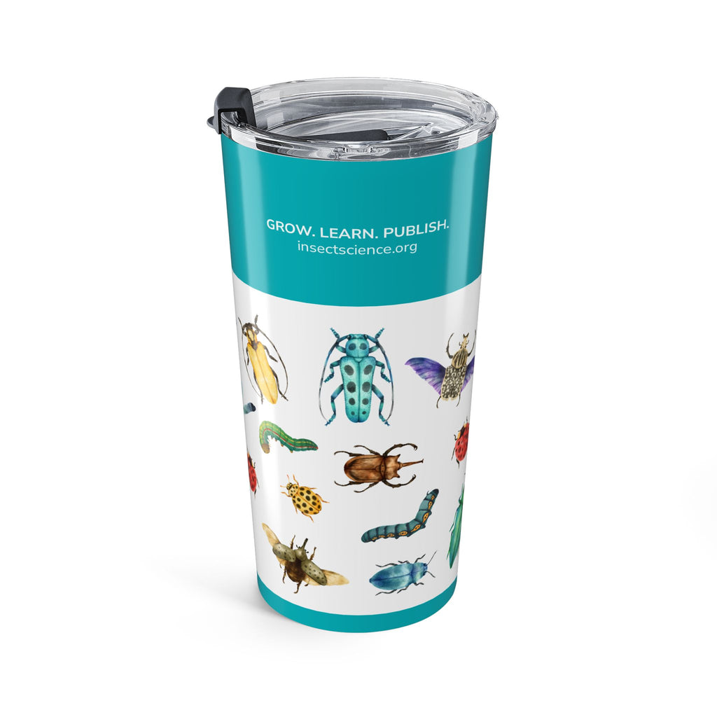 Watercolor Insect Pattern Tumbler | 20oz Stainless Steel Travel Cup |  Bug-Lover Gift